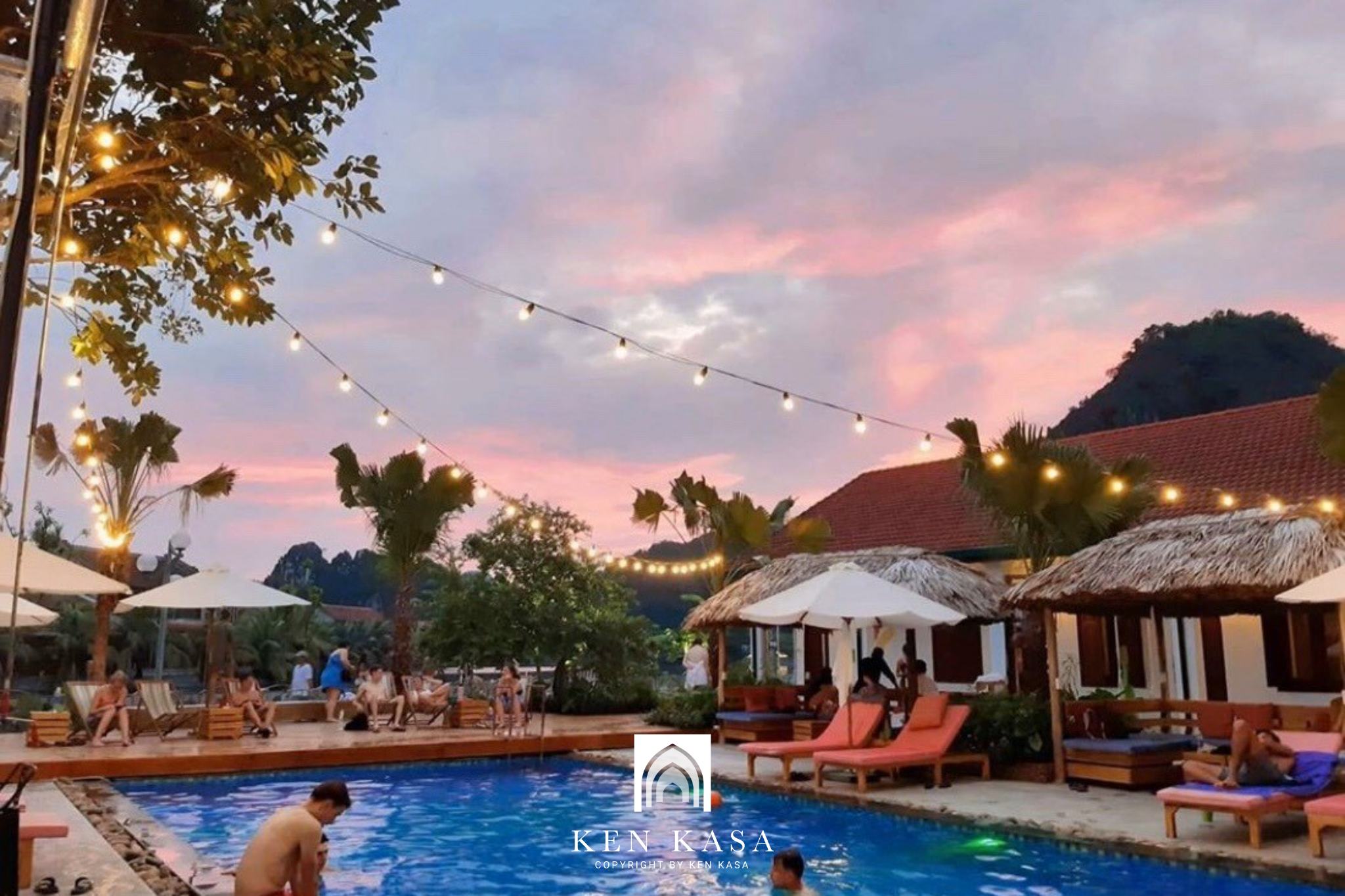 bể bơi của Tam Coc Condeluz Boutique Hotel
